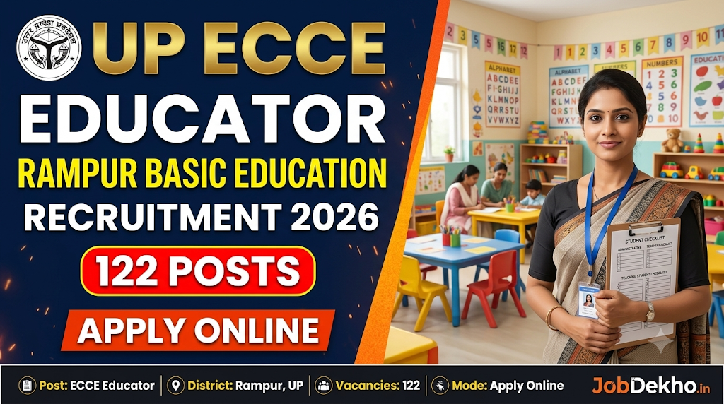 UP Basic Education Rampur ECCE Educator Recruitment 2026