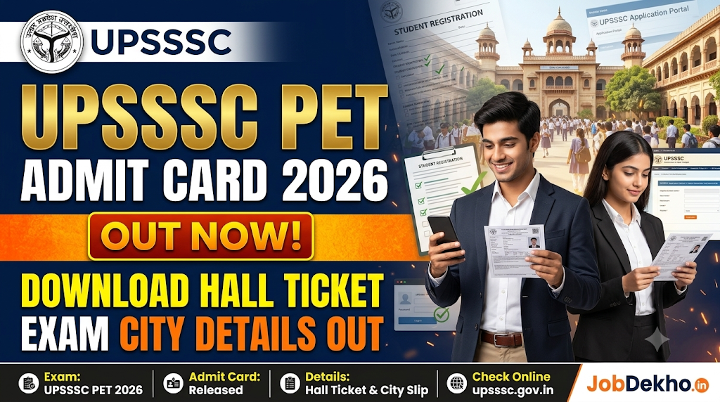 UPSSSC PET Admit Card 2026 Out