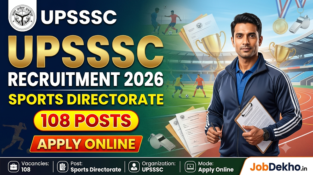 UPSSSC Sports Directorate Recruitment 2026